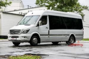 Прокат Микроавтобус Mercedes-Benz Sprinter (Мерседес белый Спринтер) на свадьбу 5
