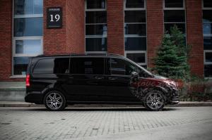 Прокат Mercedes-Benz V-класс (Мерседес В-класс с перегородкой, кабинет) на свадьбу 4