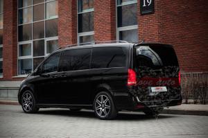 Прокат Mercedes-Benz V-класс (Мерседес В-класс с перегородкой, кабинет) на свадьбу 5