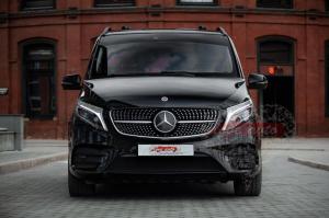 Прокат Mercedes-Benz V-класс (Мерседес В-класс с перегородкой, кабинет) на свадьбу 6