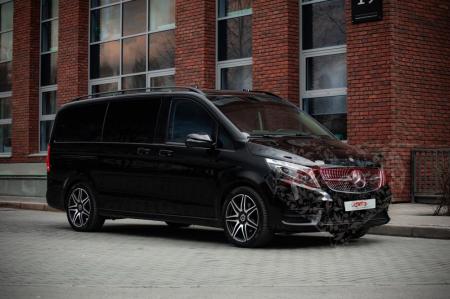 Прокат Mercedes-Benz V-класс (Мерседес В-класс с перегородкой, кабинет) на свадьбу