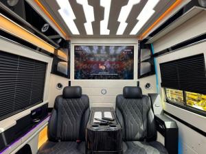 Прокат Mercedes-Sprinter VIP  (с перегородкой) черный спринтер на свадьбу 5