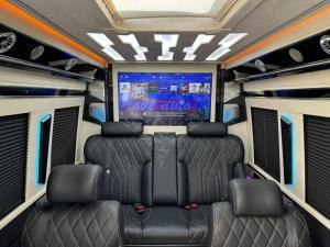 Прокат Mercedes-Sprinter VIP  (с перегородкой) черный спринтер на свадьбу 8