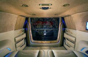 Прокат Cadillac Escalade 4 с перегородкой (Черный Кадиллак Эскалейд) VIP кабинет на свадьбу 2