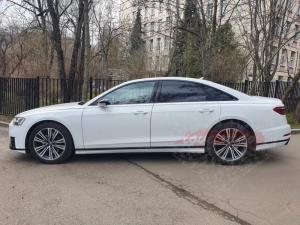 Прокат Audi A8 D5 (Белый Ауди А8) на свадьбу 2