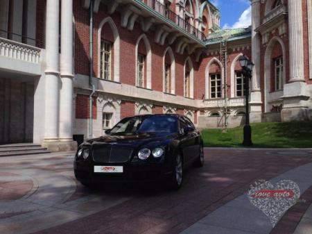 Прокат Bentley Continental  Flying Spur (Черный Бентли) на свадьбу