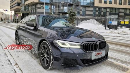 Прокат BMW 5  G30/G31 последний кузов 2021 год (Черный БМВ 5) на свадьбу