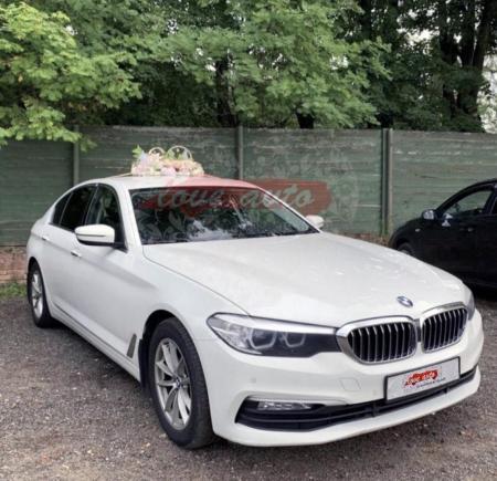 Прокат BMW 5 G30 (Белый БМВ 5) на свадьбу