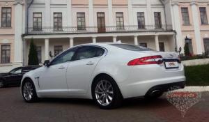 Прокат Jaguar XF (Белый Ягуар) на свадьбу 2