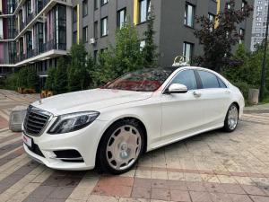 Прокат . Mercedes-Benz S222  комплектация Maybach (Белый Мерседес в комплектации Майбах) на свадьбу 4