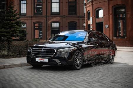 Прокат Mercedes-Benz S223 (Черный Мерседес S223) на свадьбу